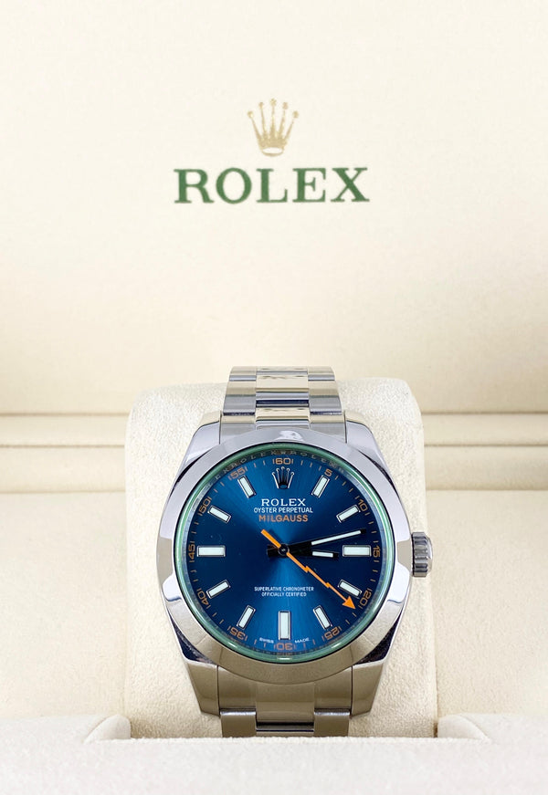Rolex Milgauss, With Box and Papers, Steel