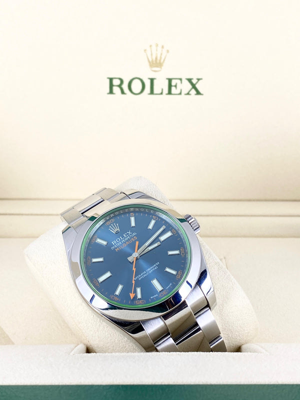 Rolex Milgauss, With Box and Papers, Steel