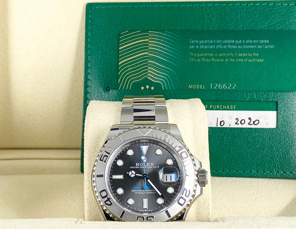 Rolex Yacht-Master 40, Rhodium Dial, Full set 2020