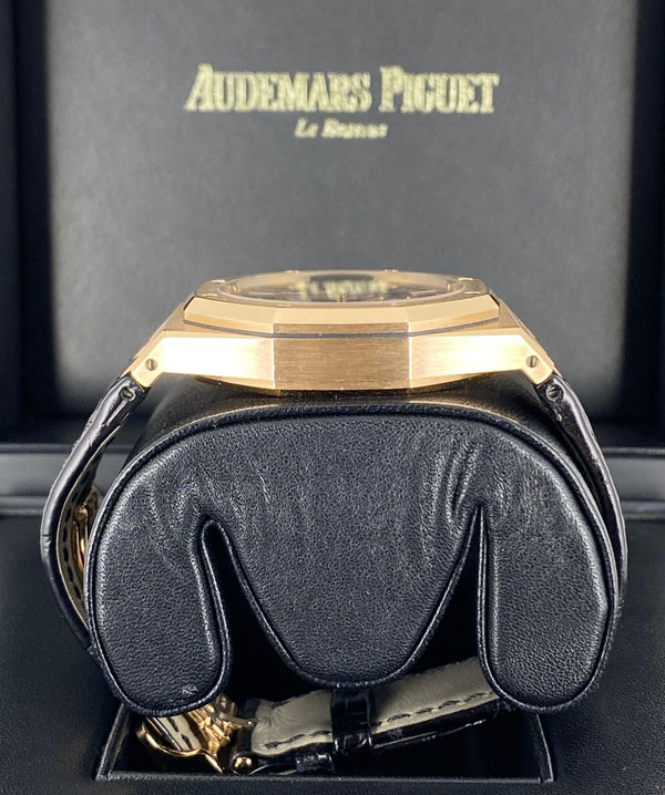 Audemars Piguet Royal Oak Chronograph, Rose Gold, Black Dial, 2016