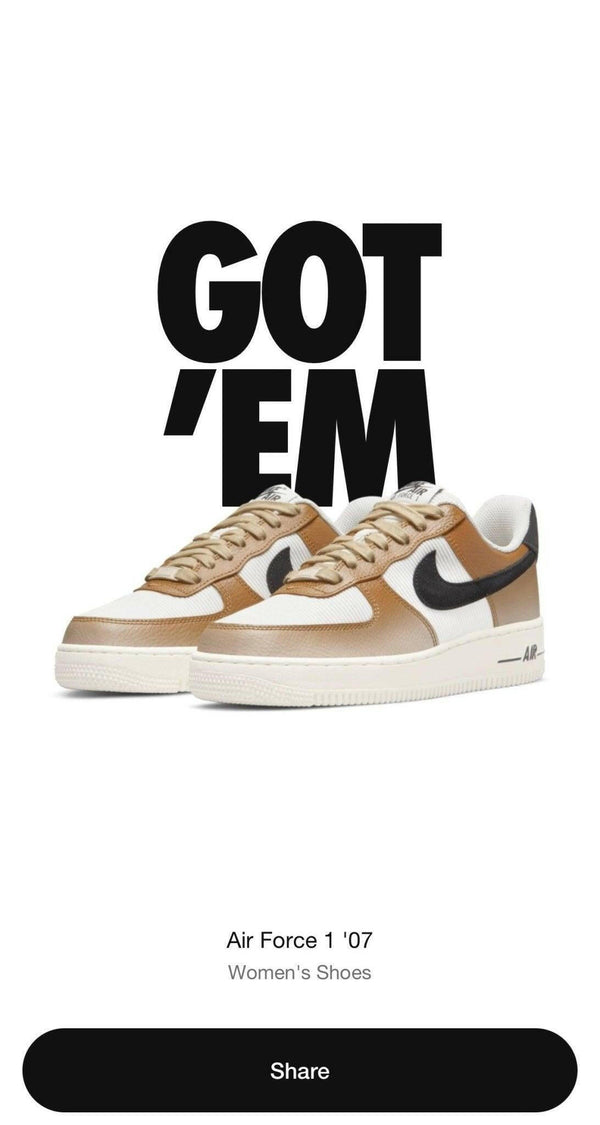 Air Force 1 '07 "Ale Brown and Sanddrift" (2022) Sneakers for Women