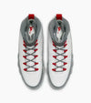 Air Jordan 9 White Cool Grey 'Fire Red' Sneakers for Men