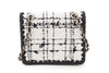 Chanel 2022+Black & White Tweed Flap Cross-Body AS IS