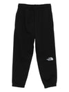 Pantaloni sportivi per bambino The North Face Kids nero con logo ricamato