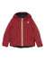 Giubbino per bambino K-Way Kids rosso con toppa con logo