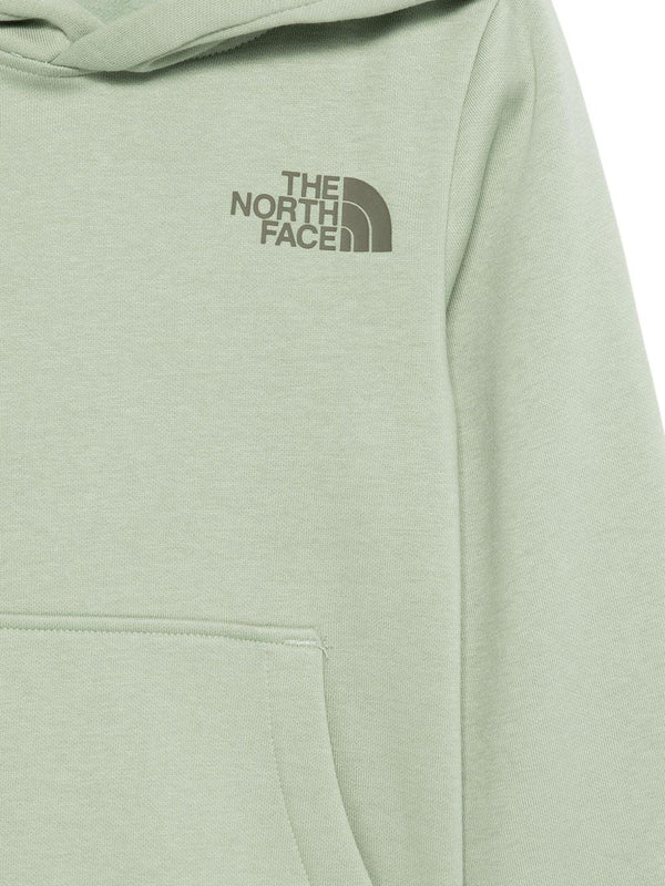 Felpa per bambino The North Face Kids verde con cappuccio con logo