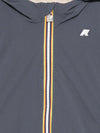 Giubbino per bambino K-Way Kids blu con toppa con logo
