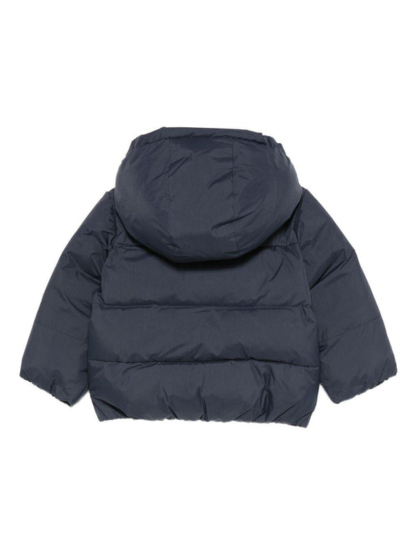 Giubbino per neonato K-Way Kids blu con design trapuntato