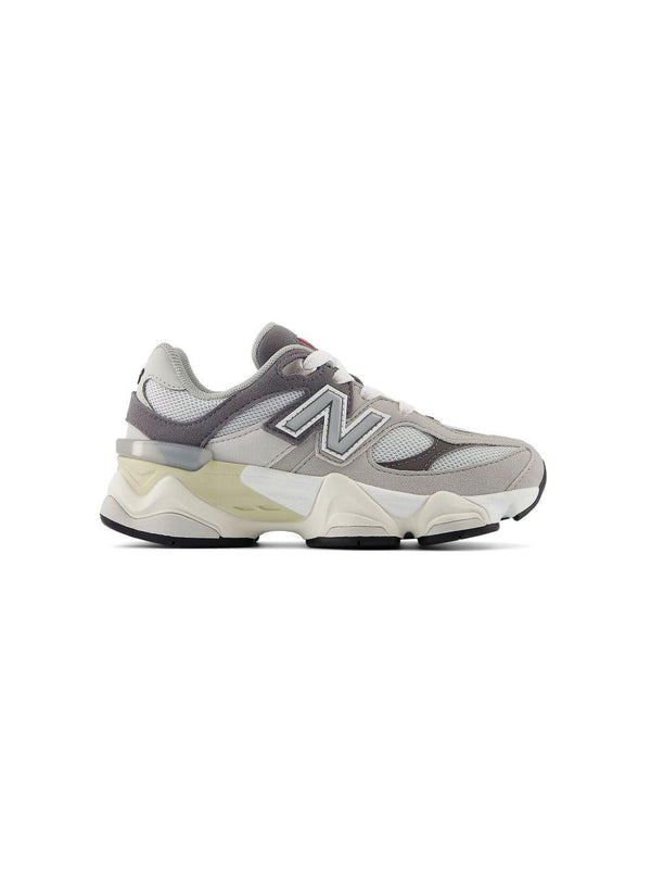 Sneakers per bambini New Balance Kids 9060 grigio con design ad inserti
