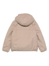 Giubbino per bambino K-Way Kids beige con design imbottito
