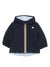 Giubbino per neonato K-Way Kids blu con design reversibile