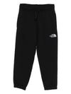 Pantaloni sportivi per bambino The North Face Kids nero con logo ricamato