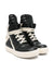Sneakers Geo Baskets per bambino Rick Owens Kids nere con chiusura laterale con zip