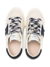 Sneakers per bambino Golden Goose Kids beige con lacci e applicazione a stella