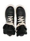 Sneakers Geo Baskets per bambino Rick Owens Kids nere con chiusura laterale con zip