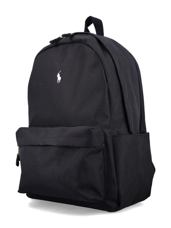 Zaino Polo Pony per bambini Polo Ralph Lauren Kids nero con motivo Polo Pony