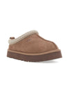 Slippers Tazz per bambini UGG Kids beige con rifiniture intrecciate