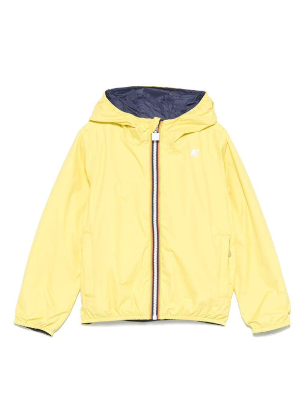 Giubbino P. Jake Plus. 2 per bambino K Way Kids giallo con design reversibile