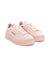 Sneakers per bambina Autry Kids Dallas rosa con rinforzo sul tallone a contrasto con logo