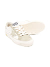 Sneakers per bambini Golden Goose Kids bianche con dettaglio traforato