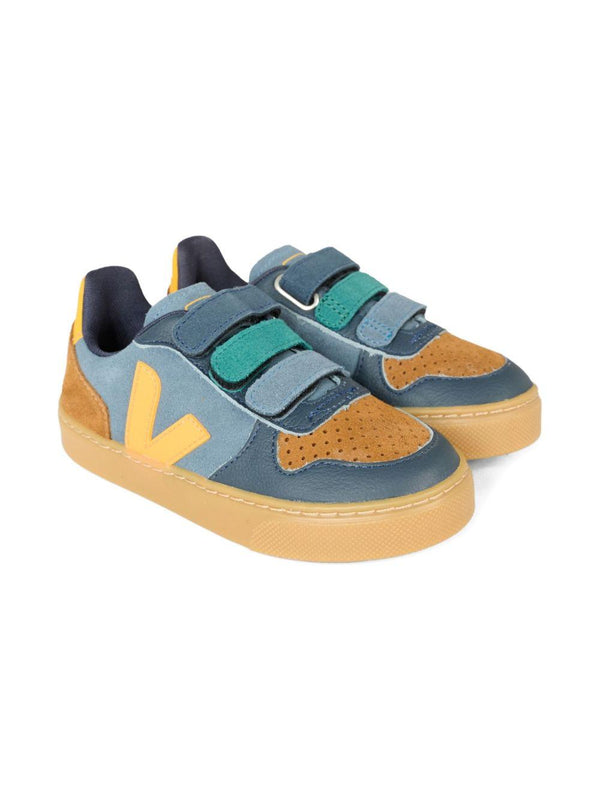 Sneakers V-10 per bambino Veja Kids multicolor in pelle