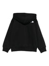 Felpa per bambino The North Face Kids nero con cappuccio con logo