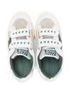 Sneakers per bambini Golden Goose Kids bianche con chiusure a strappo