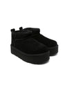 Stivali per bambina UGG Kids Ultra Mini nero con platform