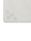 Coperta per neonata Chloé Kids bianca con ricamo a fiori