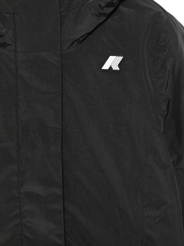 Giacca per bambino K Way Denise Marmotta nero impermeabile