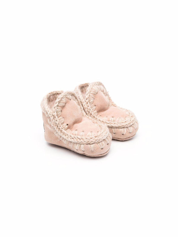 Stivali per neonata Mou Kids rosa con punta tonda
