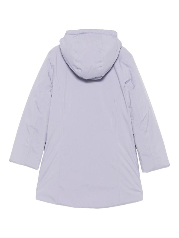 Giubbino per bambina K-Way Kids viola con cappuccio classico