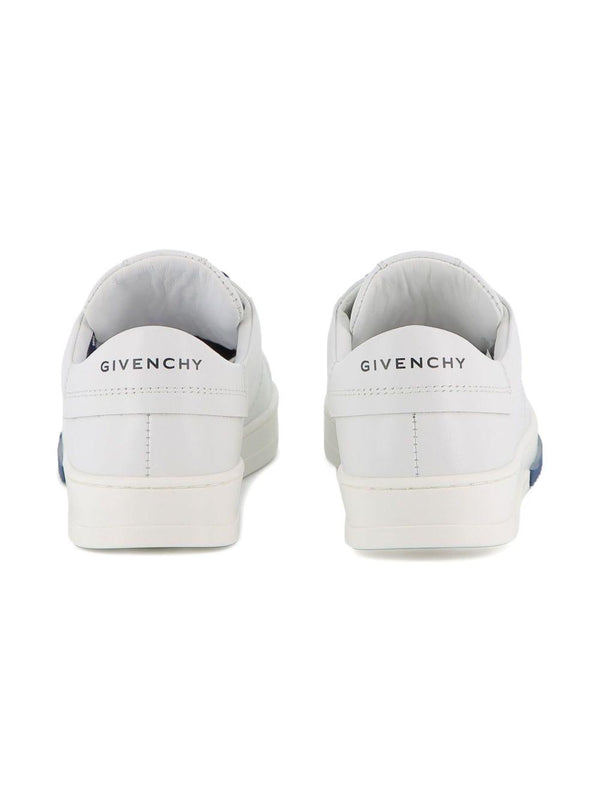 Sneakers per bambino Givenchy Kids bianche con logo goffrato