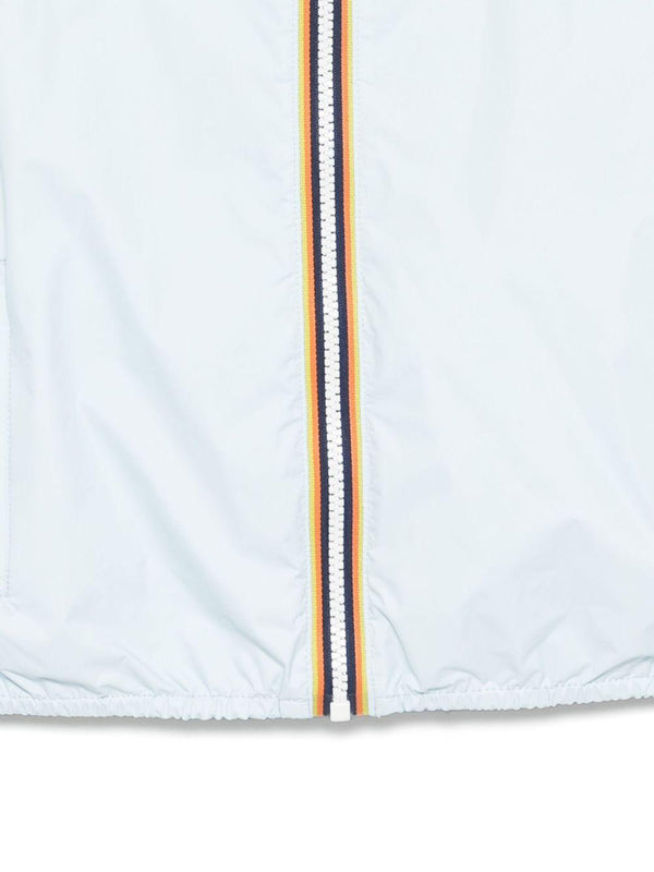 Giacca per bambini K-Way Kids Jake azzurro con design reversibile