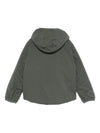 Giubbino per bambino K-Way Kids verde con toppa con logo