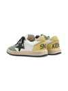 Sneakers Ball Star per bambino Golden Goose Kids grigie con inserti in pelle scamosciata