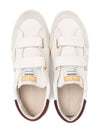 Sneakers Old School per bambino Golden Goose Kids bianche con chiusura a strappo