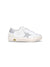 Sneakers per bambina Golden Goose Kids May bianco con dettaglio glitter