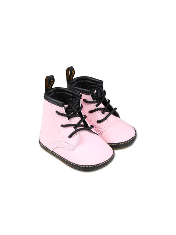 Stivaletti per neonata Dr. Martens Kids rosa con lacci