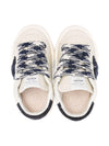 Sneakers per bambino Golden Goose Kids beige con lacci e applicazione a stella