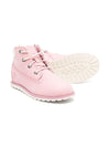 Stivali per bambina Timberland Kids Pokey Pine rosa con chiusura laterale con zip