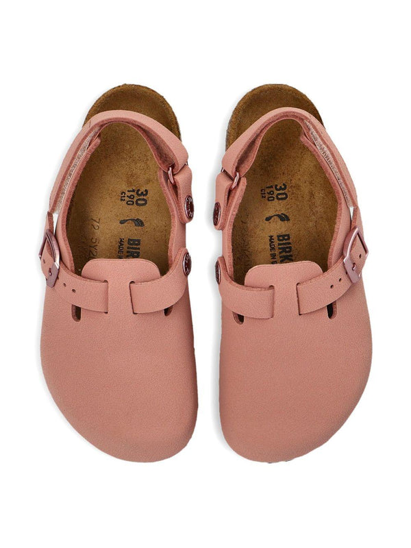 Sandali per bambina Birkenstock Kids rosa con cinturino posteriore