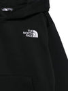 Felpa per bambino The North Face Kids nero con cappuccio con logo