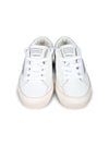 Sneakers per bambina Golden Goose Kids May bianco con dettaglio glitter