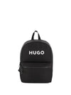 Zaino per bambini Hugo Kids nero con stampa