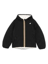 Giubbino imbottito per bambini K-Way Kids nero con design imbottito