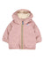 Piumino per neonata K Way Kids rosa con cappuccio