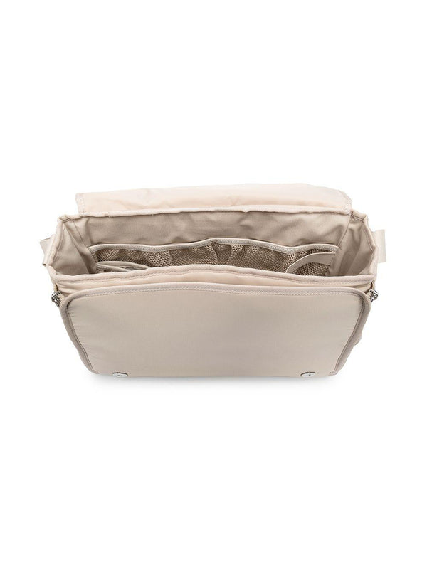Borsa fasciatoio per neonati Emporio Armani Kids beige con applicazione