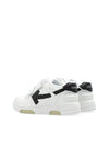 Sneakers per bambini Off-White Kids Out Of Office bianco con chiusura con strappo