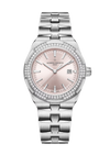 Overseas 35mm Steel Quartz Diamond Bezel Watch